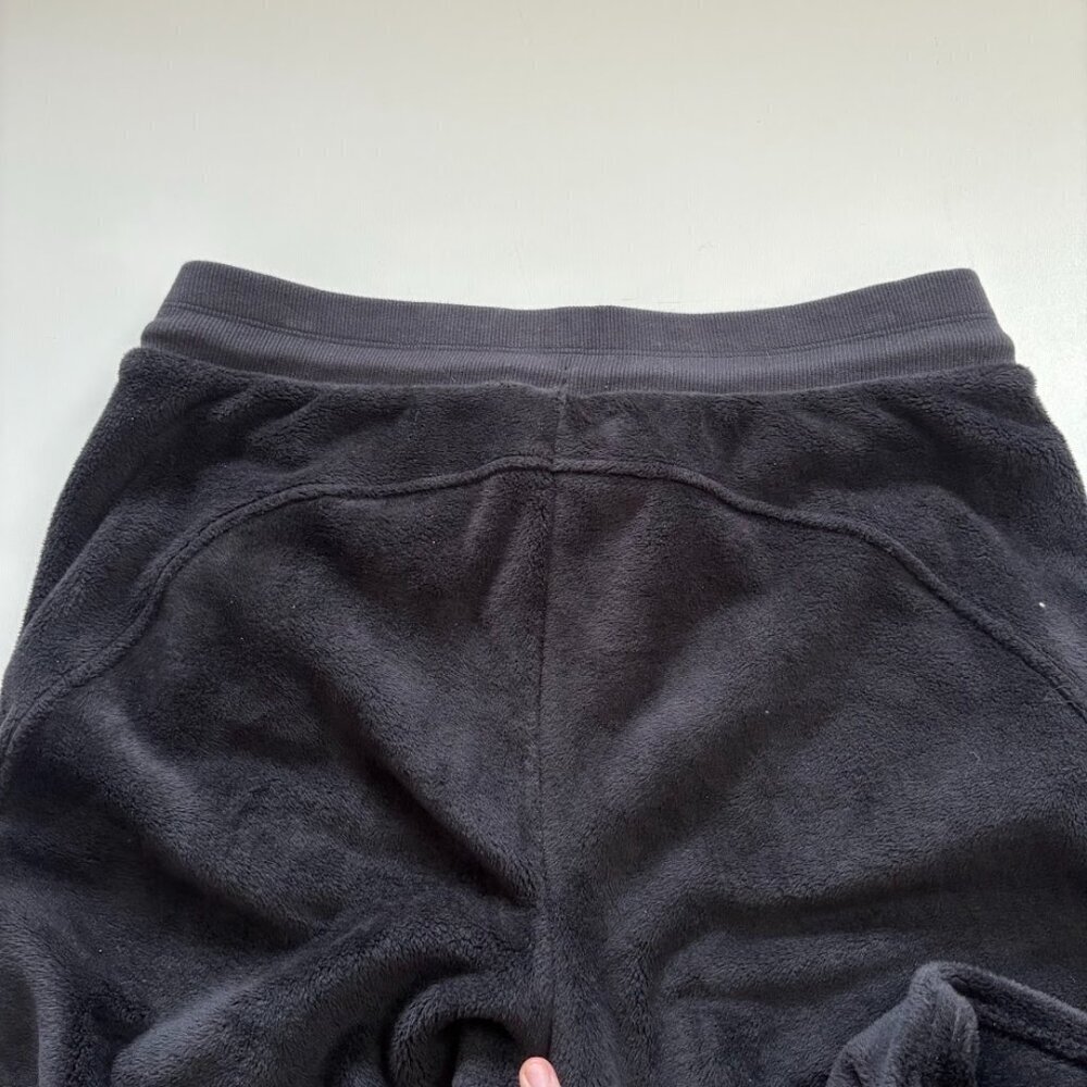 Athleta Double Cozy Karma Recover Pant Jogger Fleece Black Cozy Gym Active Mediu - Picture 8 of 14